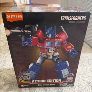 Transformers Action Edition Optimus Prime Figure - Red & Blue